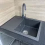 Мийка кухонна Adamant Minimal графіт + змішувач (1824296912313)