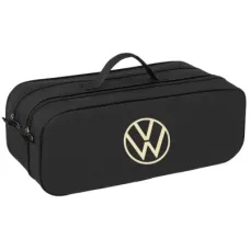 Сумка-органайзер Poputchik в багажник Volkswagen NEW LOGO чорна (03-147-2Д)