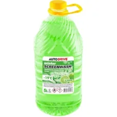 Омыватель автомобильный AUTO DRIVE WINTER SCREEN WASH LIME -19 °С, ПЕТ 5 л (AD0139)