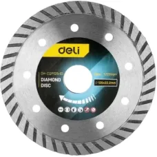 Круг відрізний Deli алмазний 125 х 22,2 мм (DH-CQP125-E1)