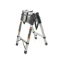 Драбина Voltronic 3.1м подвійна 8+8 сходинок, нержавіюча сталь, до 150кг, ширина 46см (YT43389)