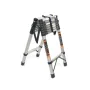 Драбина Voltronic 3.1м подвійна 8+8 сходинок, нержавіюча сталь, до 150кг, ширина 46см (YT43389)