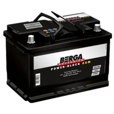 Акумулятор автомобільний Berga Power Block AGM 70Ah Ев (-/+) (760EN) (5709010767502)