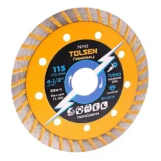 Круг отрезной Tolsen Профи алмазный Турбо 180×22.2х10 мм (76745)