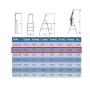 Лестница ELKOP стременка 3сх. верхняя ступенька-0,56м (ALW 403)