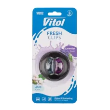 Ароматизатор для автомобіля Vitol Fresh Clips Linen +Lavender (VFC02)