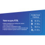 Чохол на руль Vitol M тсір (VLOD-F101 WH/D.GY M)
