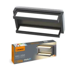 Светильник Videx WL01 12W 2800K-4000K-6000K Black (VL-WL01-12CSB)