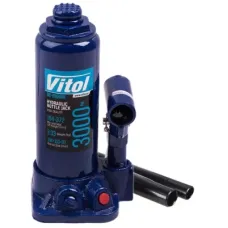 Домкрат Vitol DB-03006/T90304, телескопический, гидравлический, 3т, min 194мм, max 372мм (DB-03006)