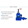 Домкрат Vitol DB-40002C/TF0402, телескопический, гидравлический, 4т, 2 цилиндра, max 390мм (DB-40002C)