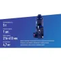 Домкрат Vitol DB-05004K/T90504S, телескопический, гидравлический, 5т, min 216мм, max 413мм, чемодан (DB-05004K)