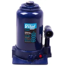Домкрат Vitol DB-60002C/TF0602, телескопический, гидравлический, 6т, 2 цилиндра, min 215мм, max 495мм (DB-60002C)