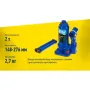 Домкрат Iron Hand IH-148276D, телескопический, гидравлический, 2т, min 148мм, max 276мм (IH-148276D)