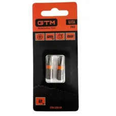 Біта для шуруповерта GTM PH3, 25мм, 2шт. (SB-H3-25B)