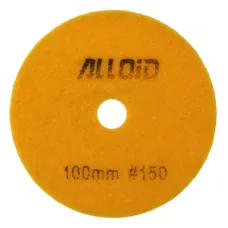 Круг зачистний Alloid Pro, алмазний, шліфувальний, на липучці, COMBS, 100мм, зерно 150 (DD-63379)