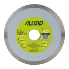 Круг відрізний Alloid алмазний, з суцільною кромкою, 125мм (DS-7125K)