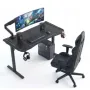Комп'ютерний стіл GT Racer T-1452 Black (T-1452 (140x60x73) Black)