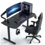 Комп'ютерний стіл GT Racer T-1452 Black (T-1452 (140x60x73) Black)