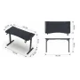 Комп'ютерний стіл GT Racer T-1452 Black (T-1452 (140x60x73) Black)