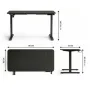 Компьютерный стол GT Racer TY-1451 Black (TY-1451 (140x60x71-116) Black)