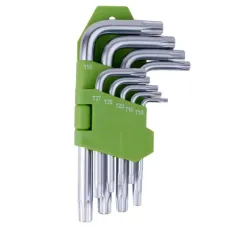 Ключ Alloid вигнутий TORX, 9шт. (HT-0912)