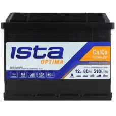 Аккумулятор автомобильный ISTA Optima 60Ah 510A L+ (L2)