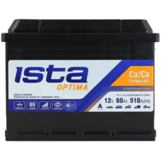 Акумулятор автомобільний ISTA Optima 60Ah 510A R+ (L2)