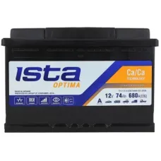 Аккумулятор автомобильный ISTA Optima 74Ah 680A R+ (L3)