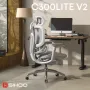 Офісне крісло Sihoo C300 LITE V2, White (C300-LITE-V2-B102)