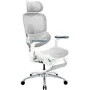 Офисное кресло Sihoo C300 LITE V2, White, с подставкой для ног (C300-LITE-V2-B102-JT)