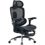 Офисное кресло Sihoo C300 PRO V2, Black, с подставкой для ног (C300-PRO-V2-B101-JT)