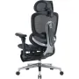 Офисное кресло Sihoo C500 V2, Black, с подставкой для ног (C500-V2-B101-JT)