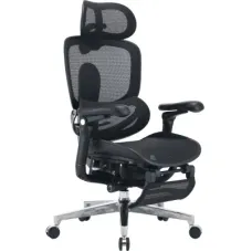 Офісне крісло Sihoo C500 V2, Black, з підставкою для ног (C500-V2-B101-JT)