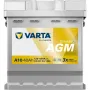 Аккумулятор автомобильный Varta Akumulyator Varta Silver Dynamic AGM 40Ah Ev (-/+) (420EN) (d175*sh175*v190) A10 (540901042)