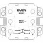 Вимикач Sven SE-201 white (7100085)