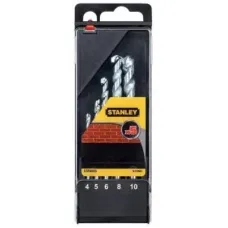 Набор сверл Stanley по кирпичу, d=4,5,6,8,10мм (STA56035)