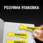 Батарейка Duracell для слуховых аппаратов размер 10, 6 шт. в упаковке (5007510/5011445)
