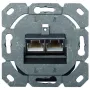 Комп'ютерна розетка Digitus 2xRJ45 FTP, для відкритої проводки (DN-9002-N)