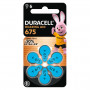 Батарейка Duracell для слуховых аппаратов размер 675, 6 шт. в упаковке (5004326)