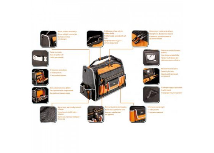Сумка для інструмента Neo Tools кофр 44 кармана, полиестер 600 D (84-301)