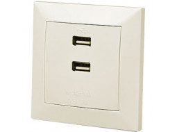 USB розетка REAL-EL Розетка USB (Comfort-60025-C)