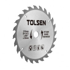 Диск пильний Tolsen пильний з ТВС напайками по дереву 185х40Т*30мм (76431)