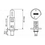 Автолампа Bosch галогенова 55W (1 987 302 801)
