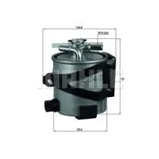 Фильтр топливный Mahle KLH44/22