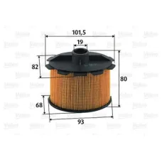Фильтр топливный Valeo 587905