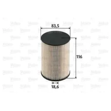 Фильтр топливный Valeo 587919