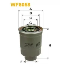 Фільтр паливний Wixfiltron WF8058