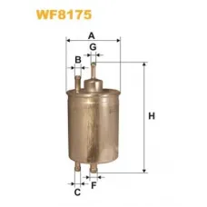 Фільтр паливний Wixfiltron WF8175