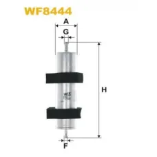 Фільтр паливний Wixfiltron WF8444