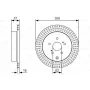Тормозной диск Bosch 0 986 479 T16